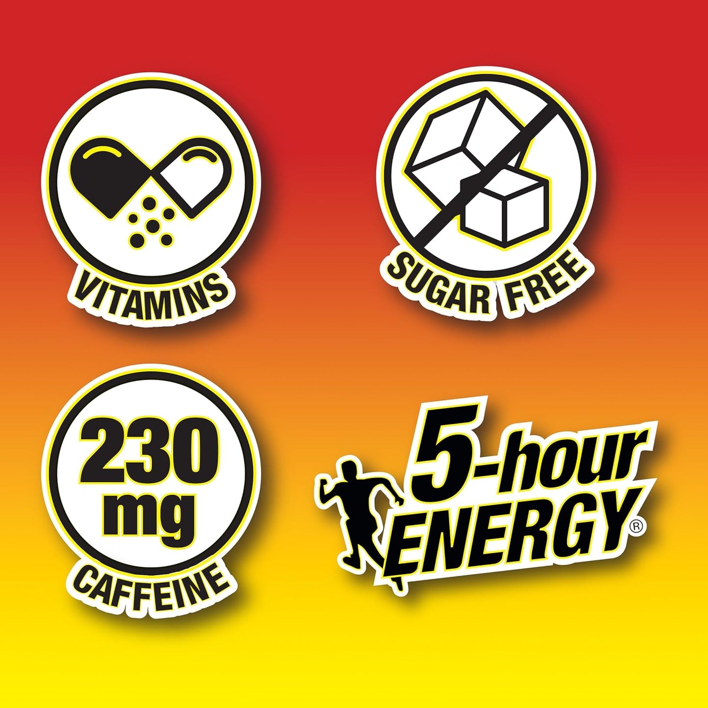 5-Hour Energy Extra Strength Shots Variety Pack - 18 Count, 1.93 fl oz - Blue Raspberry, Berry, Grape Flavors