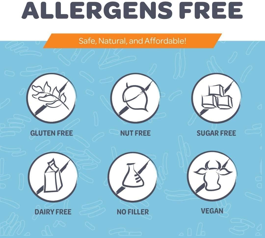 5-in-1 Bio-Heal® Probiotic Bundle - Boost Brain Function & Gut Health - Shelf Stable with Vitamins & Prebiotics - All-Natural Formula - 2 Pack