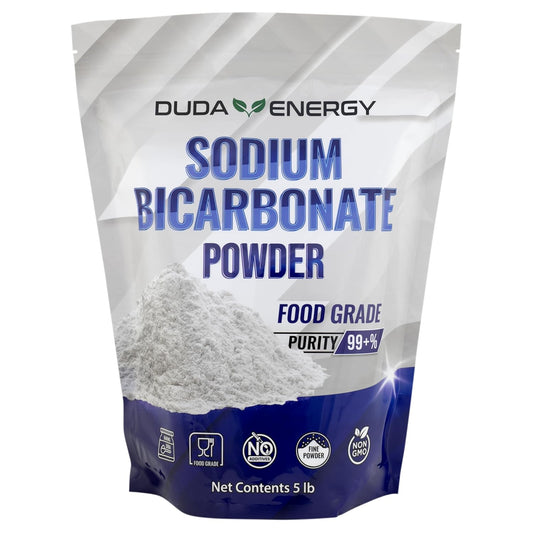 5 lb Organic Sodium Bicarbonate Baking Soda Fine Powder - ORMI Listed - Varying Packaging