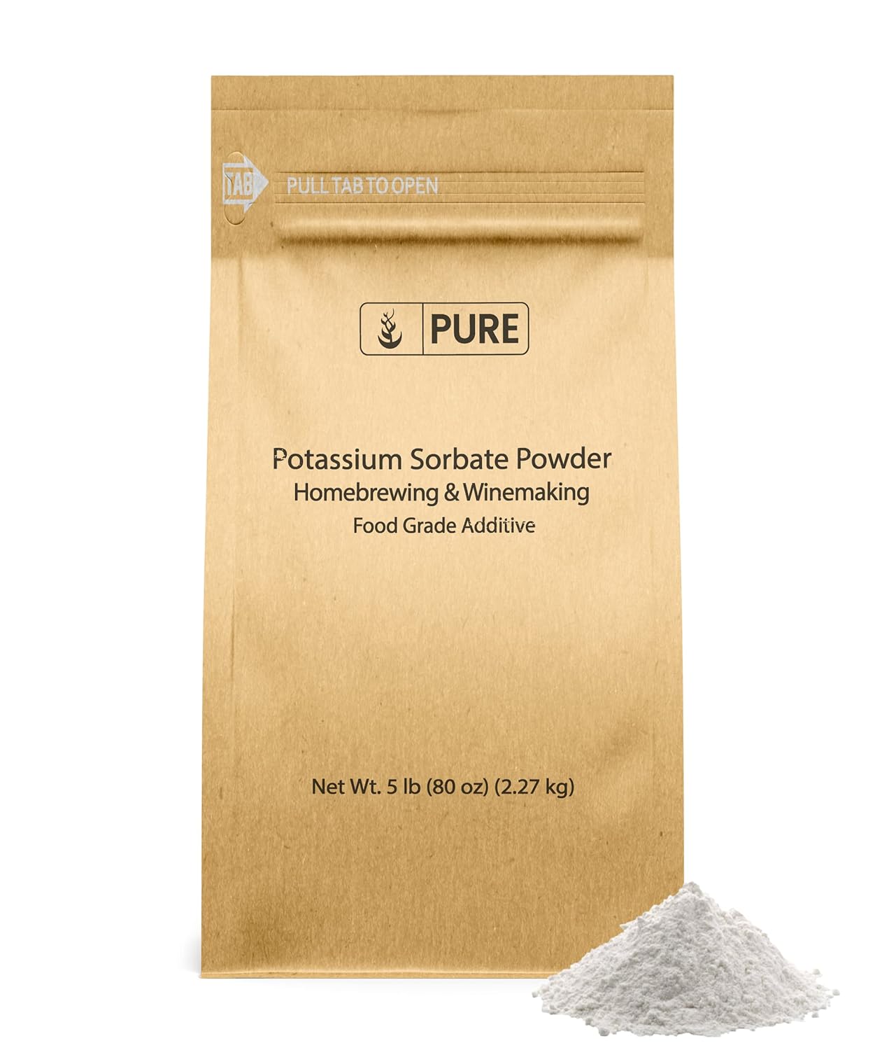5 lb Potassium Sorbate for Homebrewing & Winemaking - Food Grade Additive & Preservative with Pure Original Ingredients