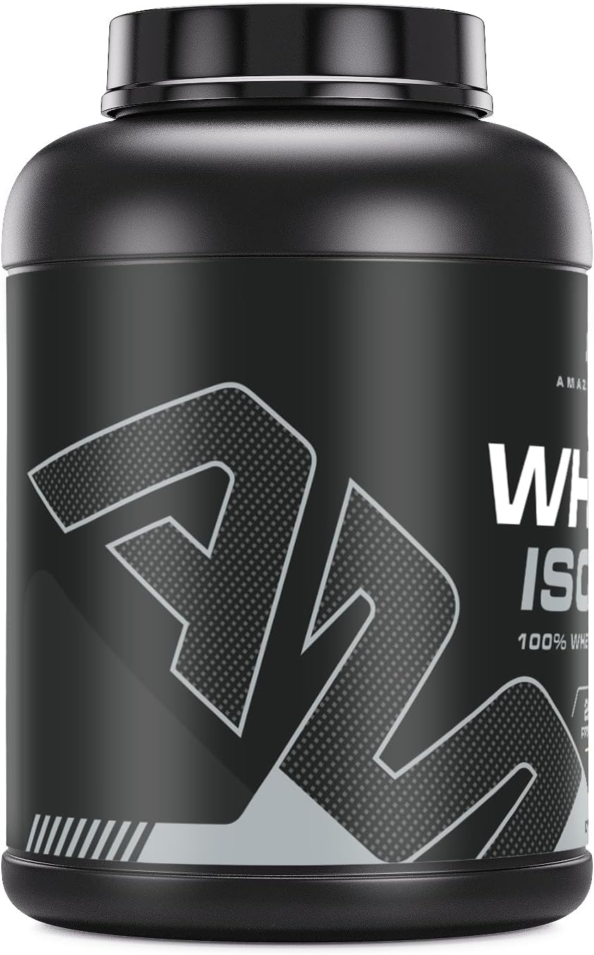 5 Lb Vanilla Whey Protein Isolate Powder | 25g Protein Per Serving | 100% Whey Isolate | Zero Fat | Made in USA