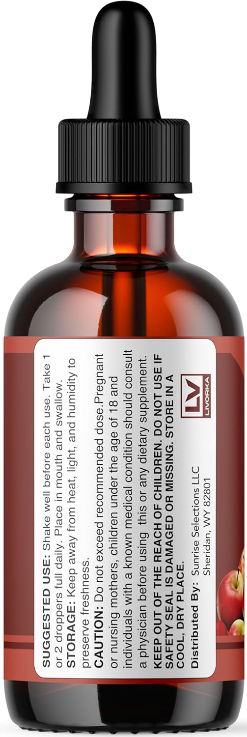 5-Pack Apple Drops Liquid Oral Supplement - Premium Formula for Apple Support - All Natural AppleDrops - 5 Bottles for 5 Months