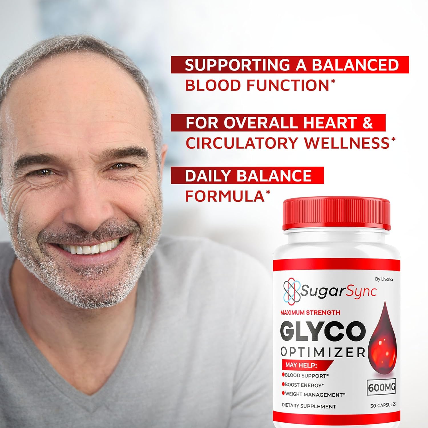 5-Pack LIVORKA Sugar Sync Glyco Optimizer Capsules - Reviews & Benefits