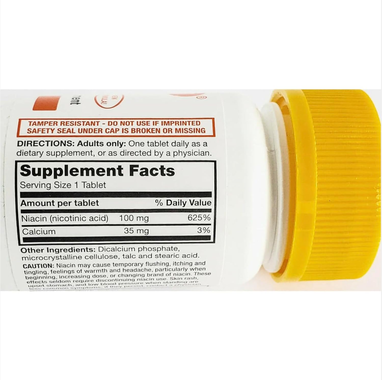 5-Pack NIACIN TAB 100MG Rugby 100 Tablets - Watson Labs, INC - Fast Shipping No Delays