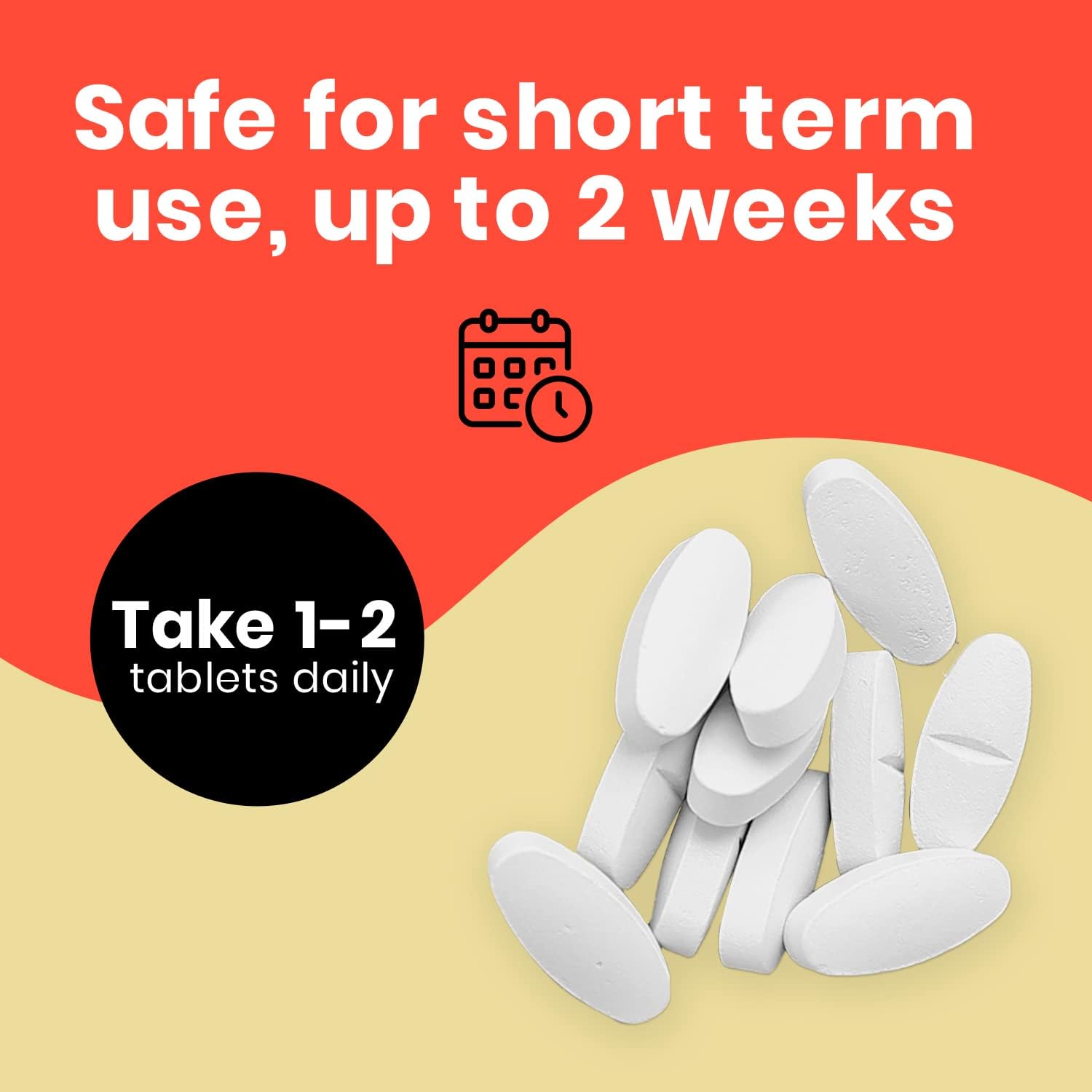 5 Pack of Waylo Potassium Iodide Tablets with Calcium Carbonate - 130mg per Serving, 375 Tablets Total