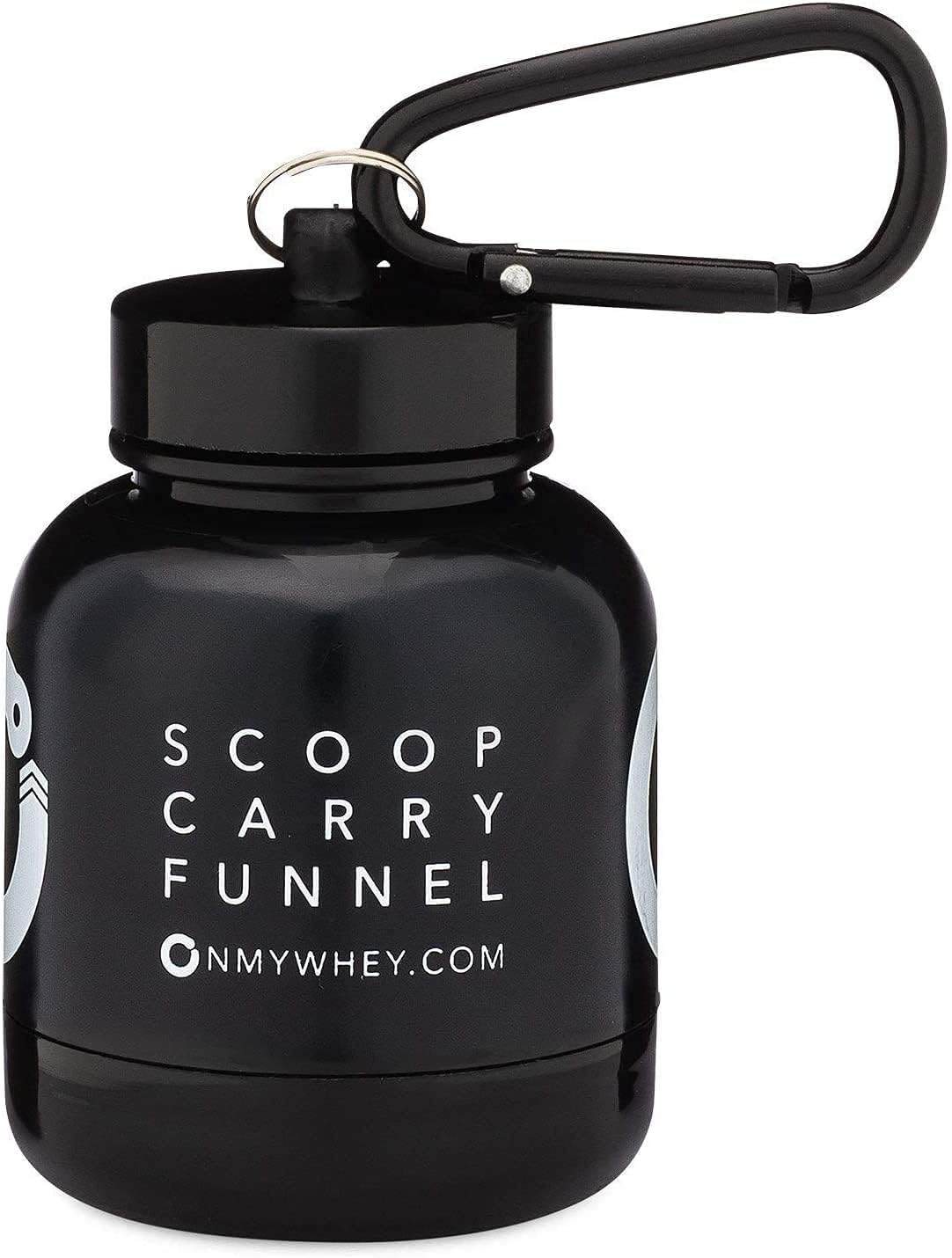 5-Pack ONMYWHEY Portable Protein and Supplement Powder Funnel Key-Chain - Convenient On-the-Go Solution