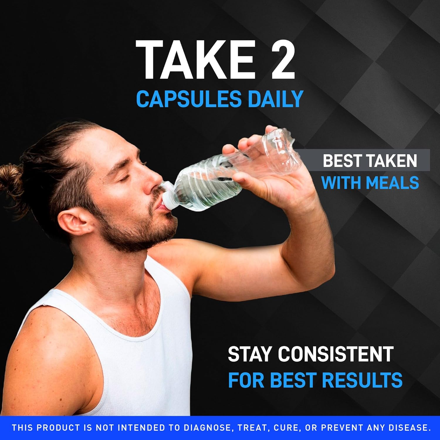 5-Pack Vialis Max Supplement Capsules for Men - 300 Capsules for 5 Months of Support