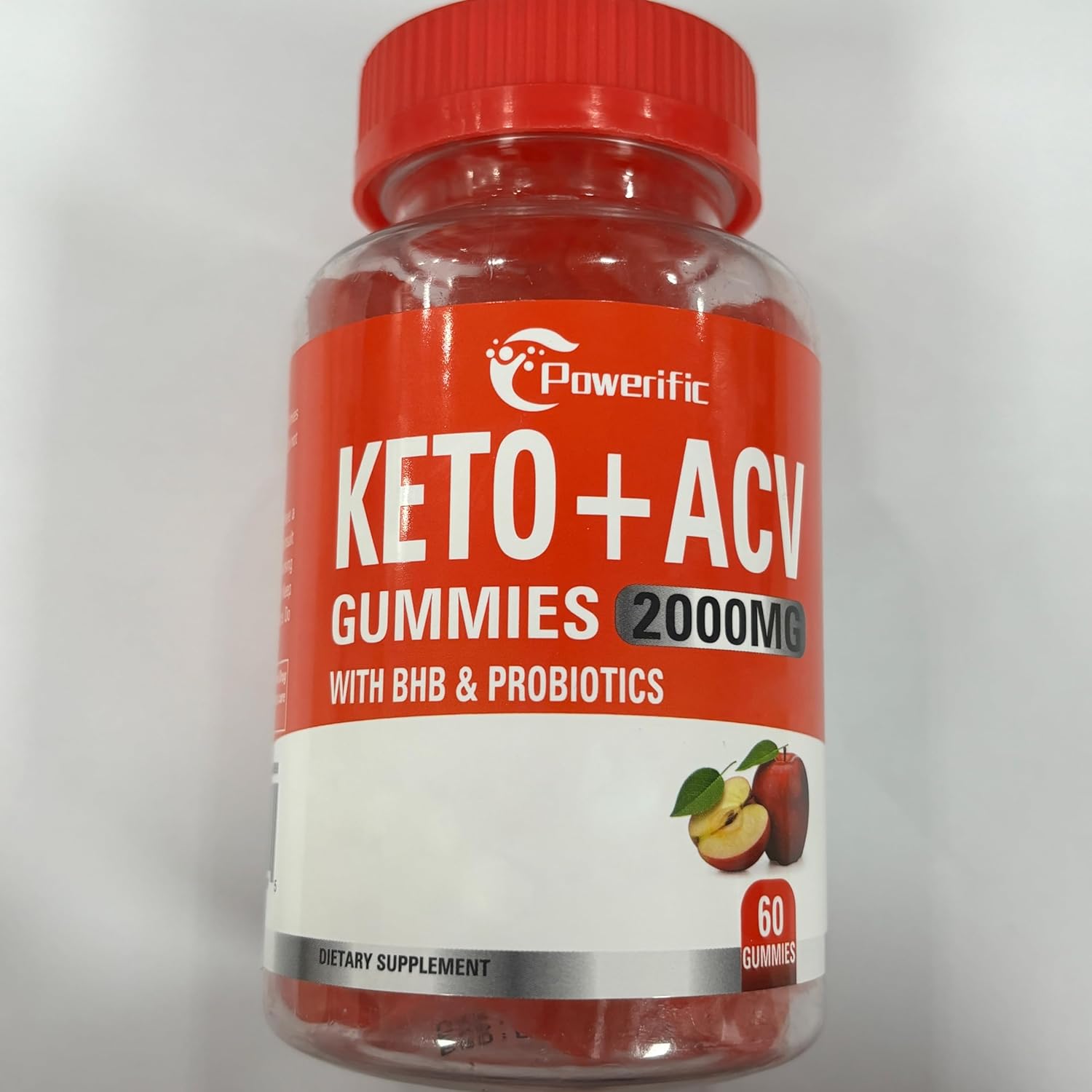 5 Packs of Powerific Apple Cider Vinegar Gummies for Daily Wellness Boost