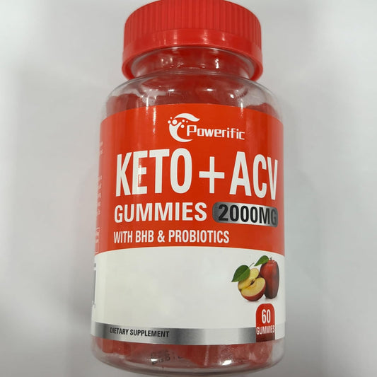 5 Packs of Powerific Apple Cider Vinegar Gummies for Daily Wellness Boost