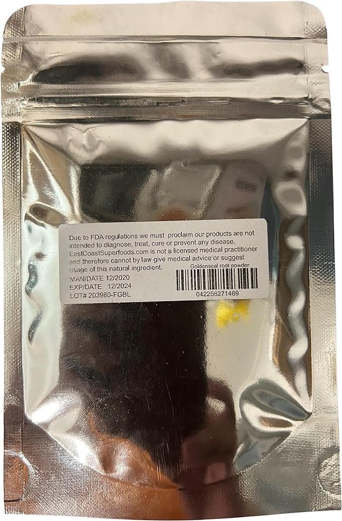 50 g / 1.76 oz Calaherb Goldenseal Root Powder - Premium Quality Herbal Supplement