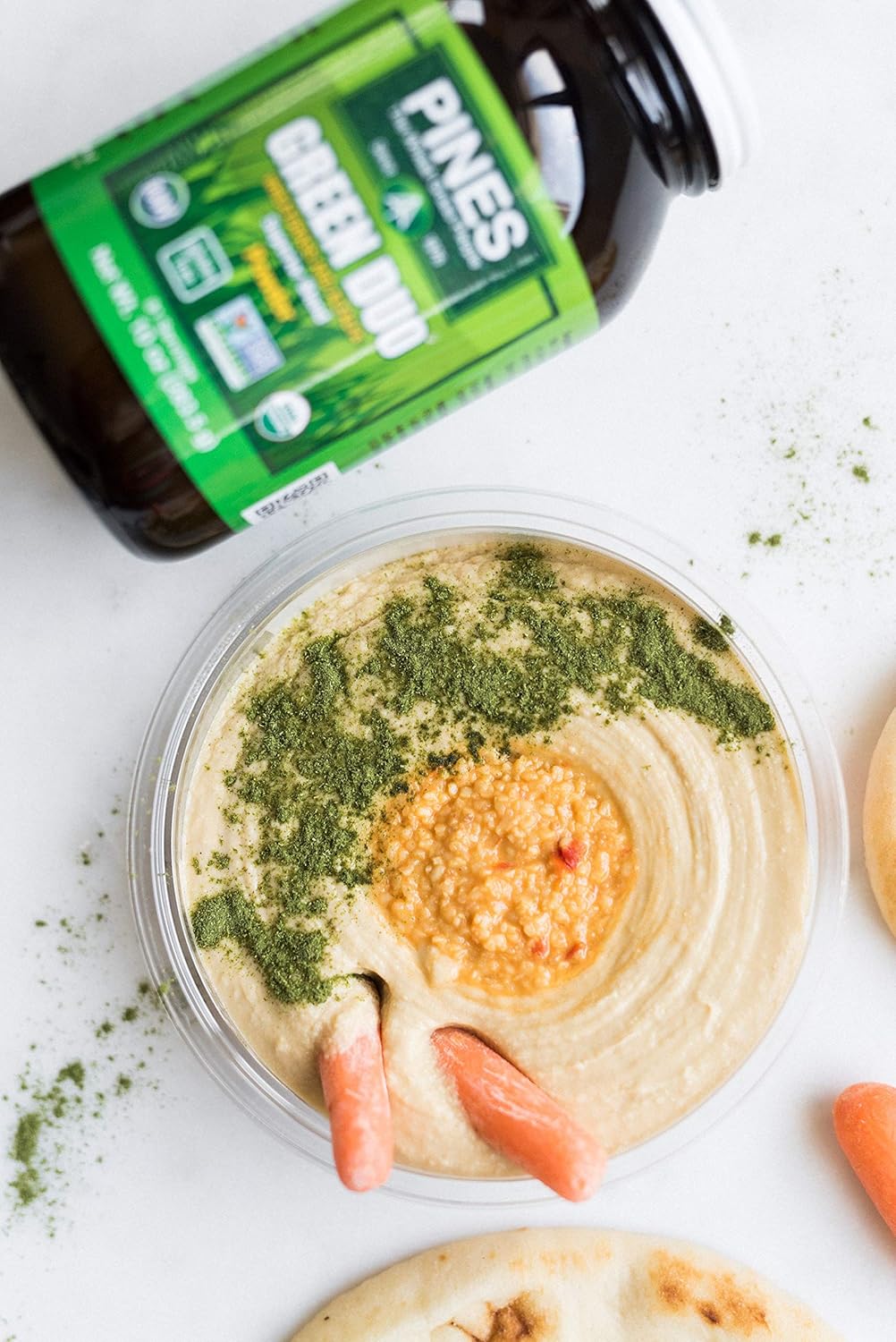 500 Count Pines Organic Wheat Grass Tablets for Natural Energy Boost and Detox Support