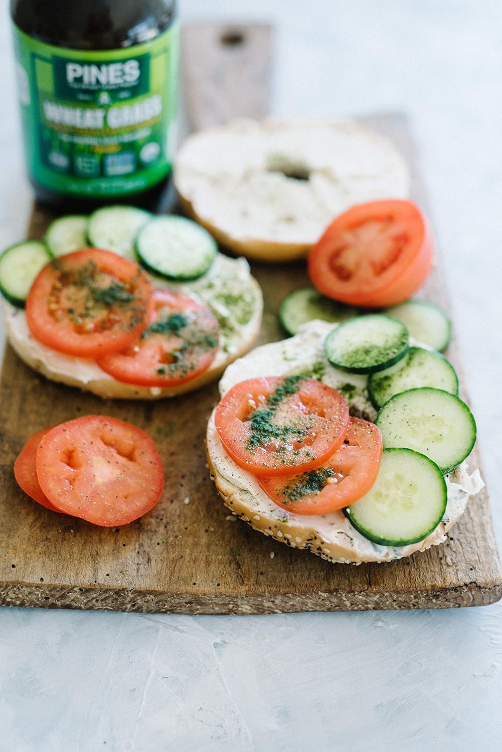 500 Count Pines Organic Wheat Grass Tablets for Natural Energy Boost and Detox Support