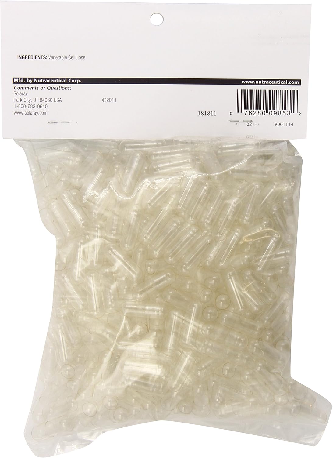 500 Count Size 00 Vegetarian Capsules by SOLARAY