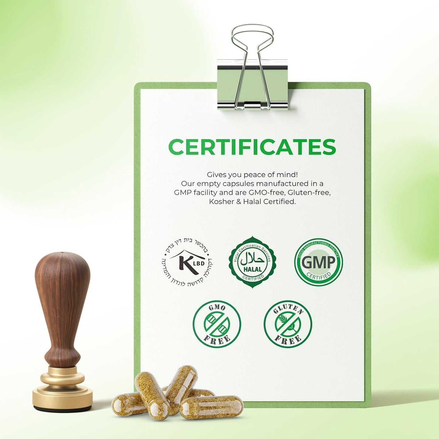 500 Count Size 2 Plant-Based Clear Vegan Capsules - Gluten-Free, Non-GMO, Halal Certified - DIY Pill Caps Filling Kit for Vegetarian Supplements