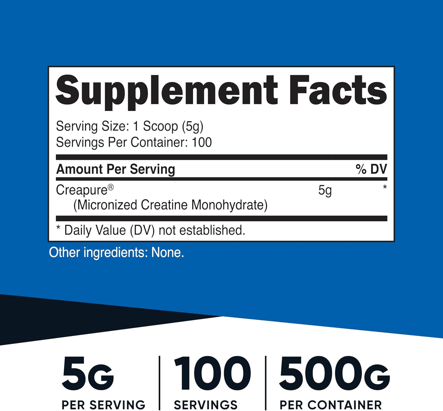 500 Grams of Nutricost Creapure® Creatine Monohydrate - High-Quality Supplement for Muscle Growth and Performance - BoostGo Australia