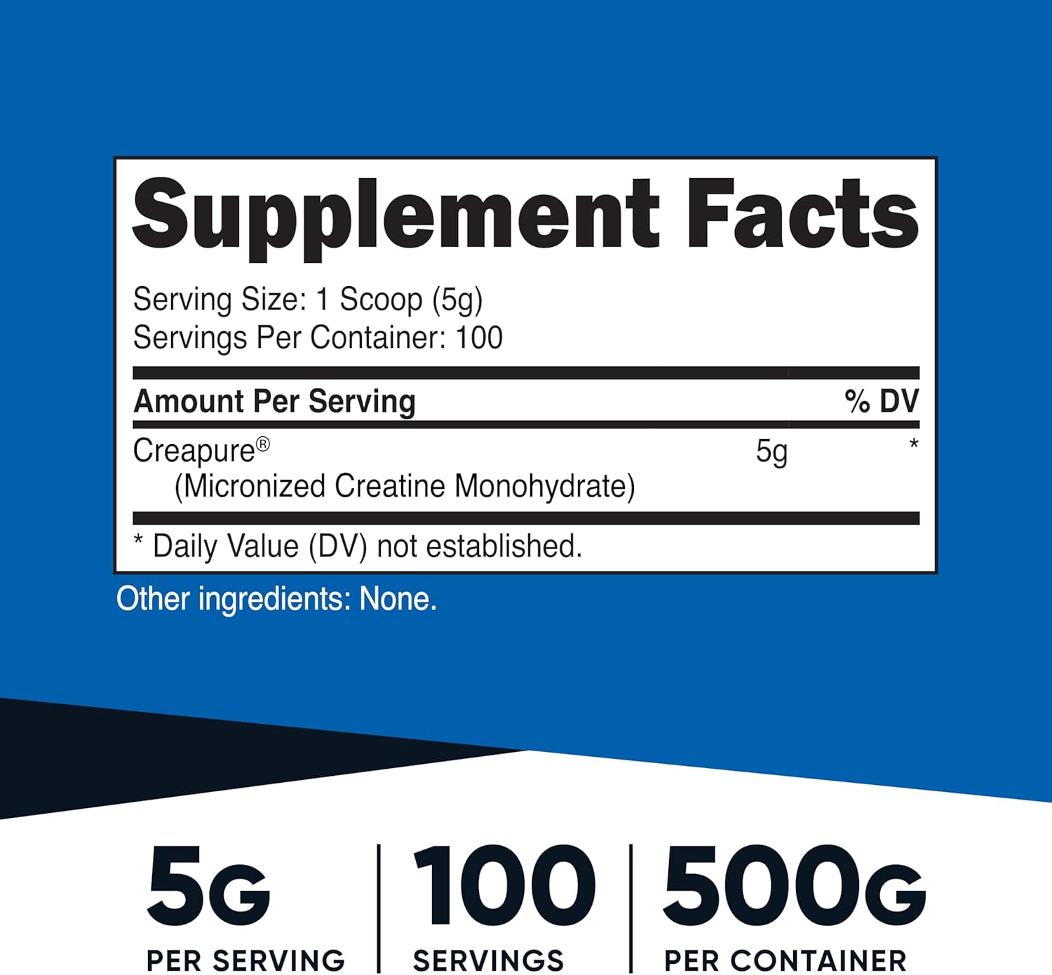 500 Grams of Nutricost Creapure® Creatine Monohydrate - High-Quality Supplement for Muscle Growth and Performance - BoostGo Australia