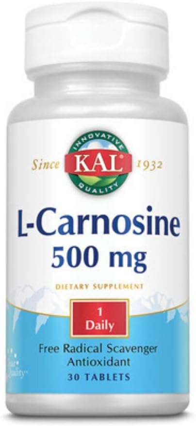 500 Mg L-Carnosine Tablets - 30 Count by KAL