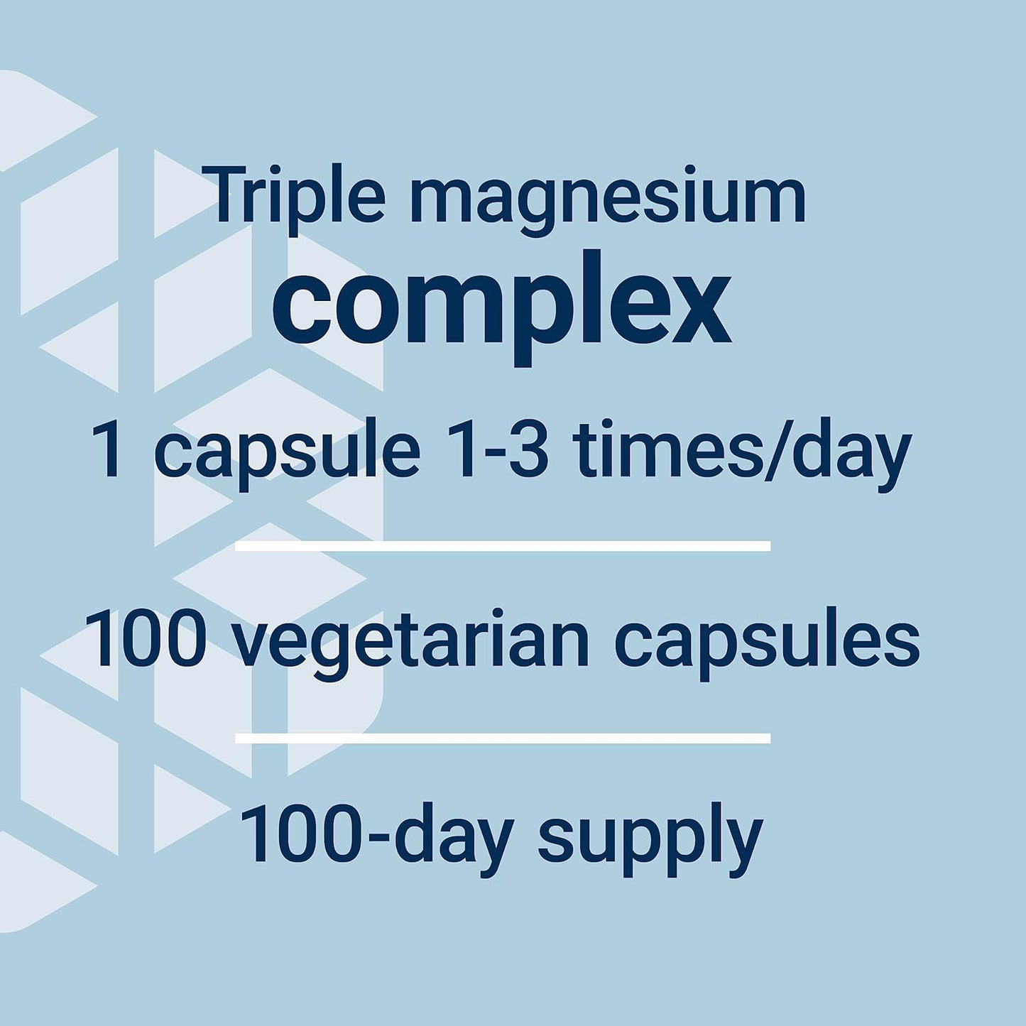 500 mg Magnesium Capsules for Heart Health, Bones & Metabolism - Pack of 2 - 200 Vegetarian Capsules total