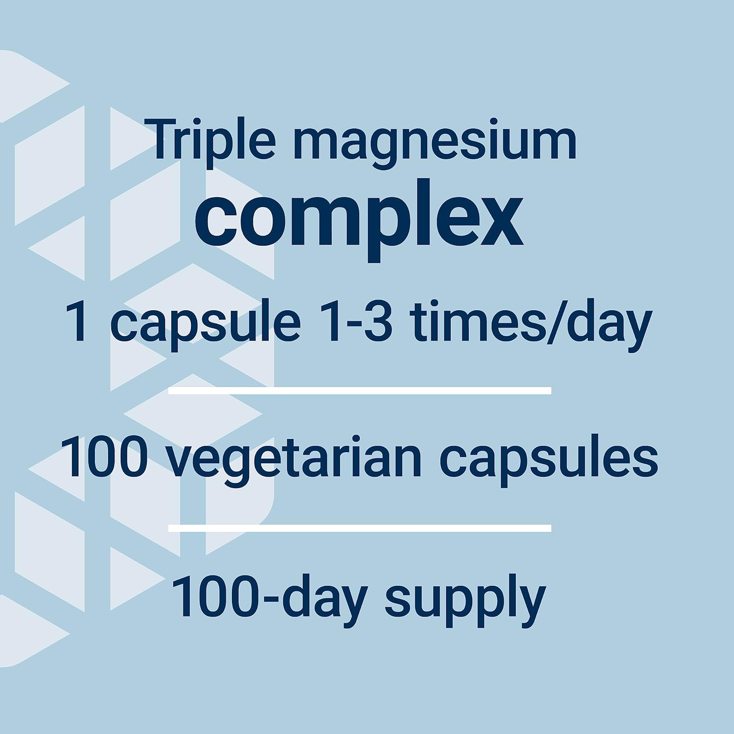 500 mg Magnesium Capsules for Heart Health, Bones & Metabolism - Pack of 2 - 200 Vegetarian Capsules total