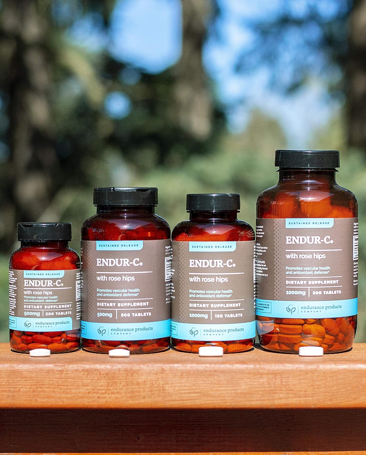500 Tabs Endurance Products ENDUR-C with Rose Hips Sustained Release Vitamin C 500mg - Long-lasting Immune Support - BoostGo Australia