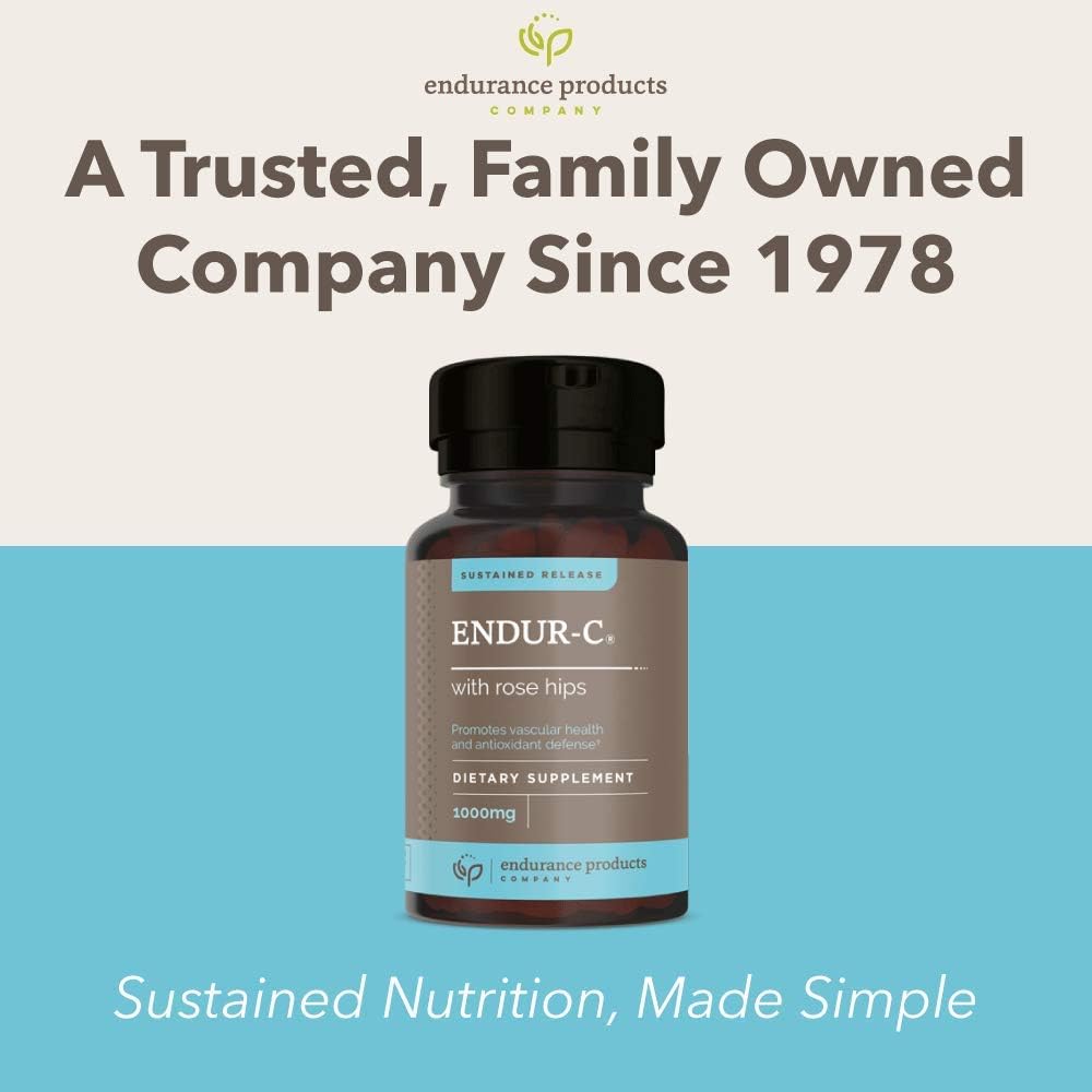 500 Tabs Endurance Products ENDUR-C with Rose Hips Sustained Release Vitamin C 500mg - Long-lasting Immune Support - BoostGo Australia