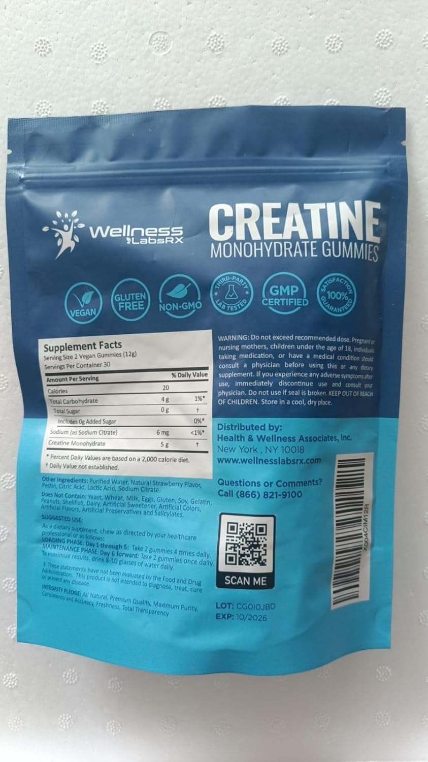 5000 FU Nattokinase Capsules + 5000mg Creatine Gummies Combo Pack
