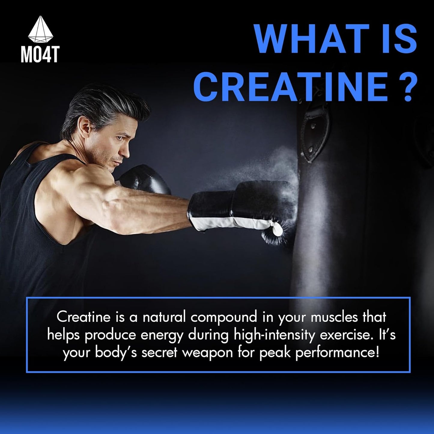 5000 mg Sugar-Free Creatine Monohydrate Gummies for Men & Women - Orange Flavor - Gomitas de Creatina sin azucar