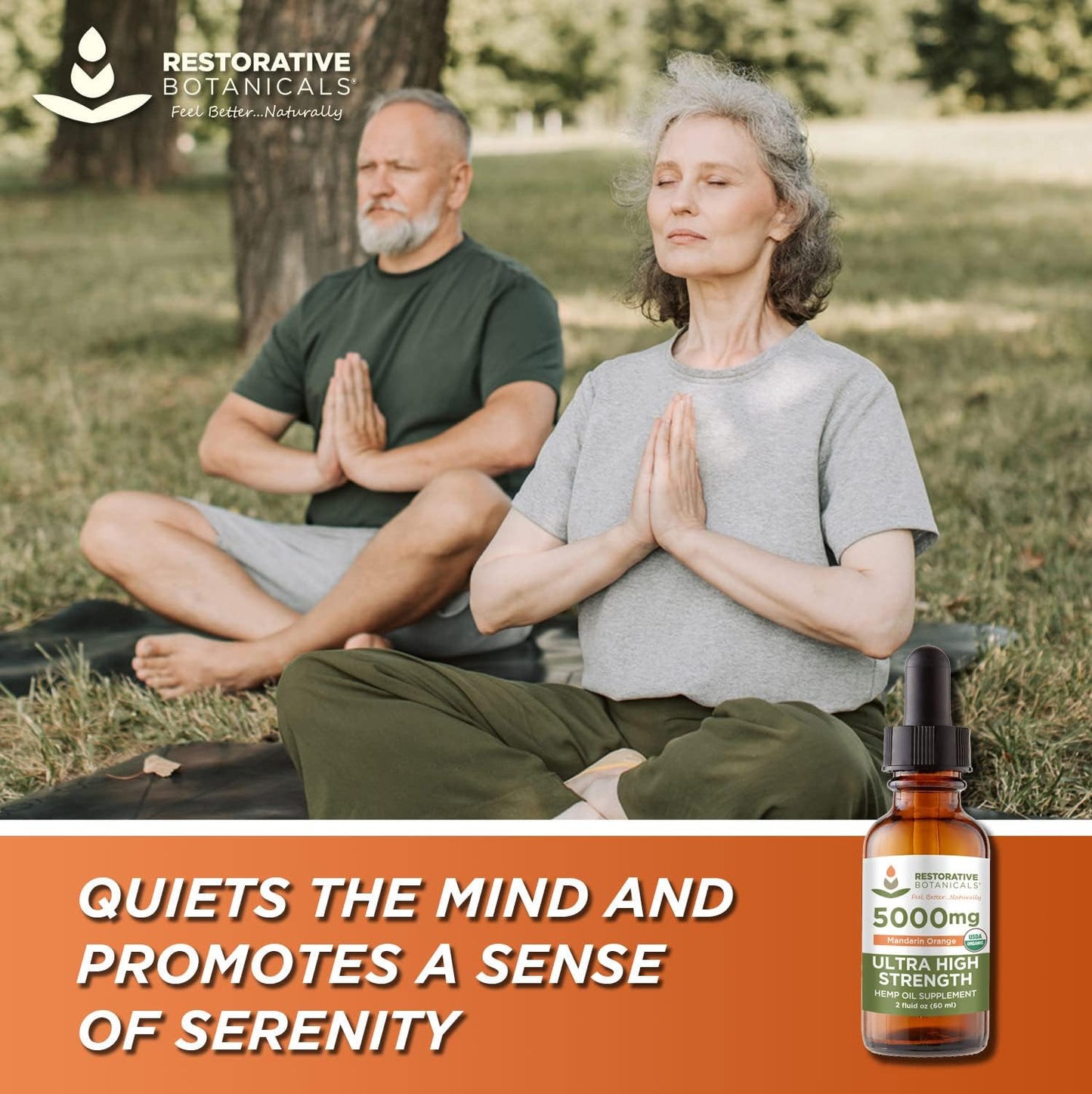 5000mg Mandarin Orangemetabolism boosterSeed Oil Extract - Restorative Botanicals (2 oz, 120 Servings)