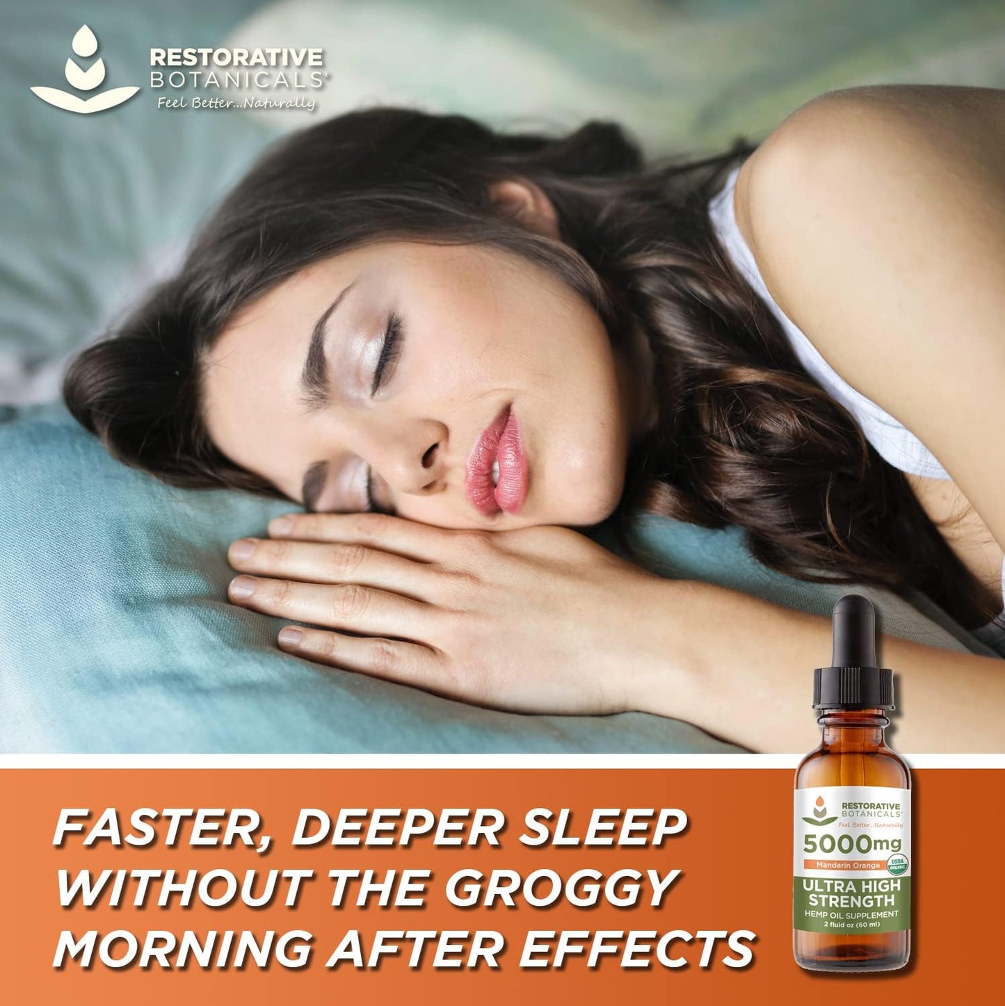 5000mg Mandarin Orangemetabolism boosterSeed Oil Extract - Restorative Botanicals (2 oz, 120 Servings)