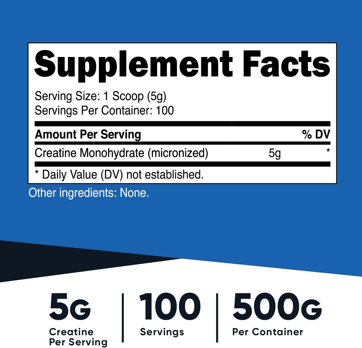 500g Creatine, 180 Nitric Oxide Capsules, and 180 ZMA Capsules Bundle from Nutricost