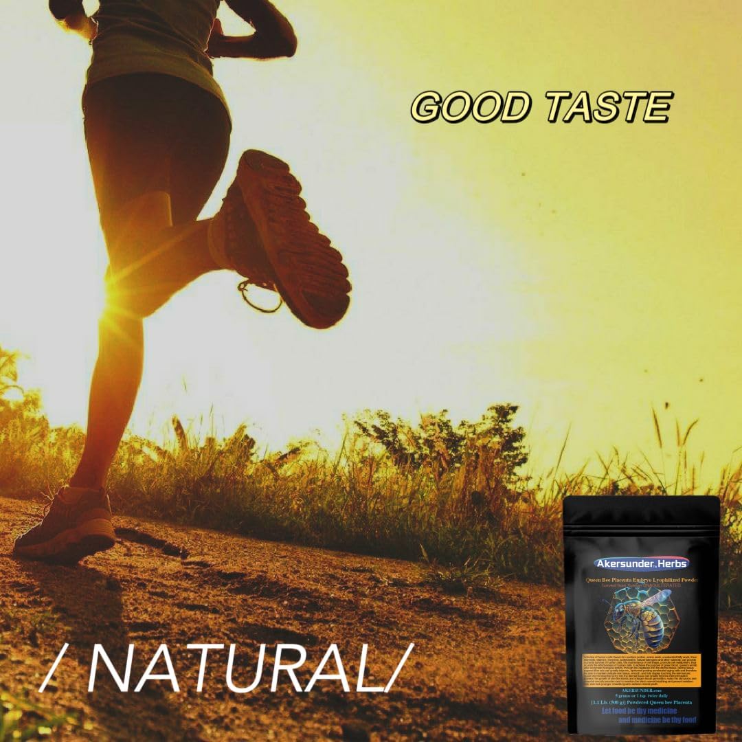 500g Raw Lyophilized Queen Bee Placenta Embryo Powder - Unadulterated Freeze-Dried Supplement