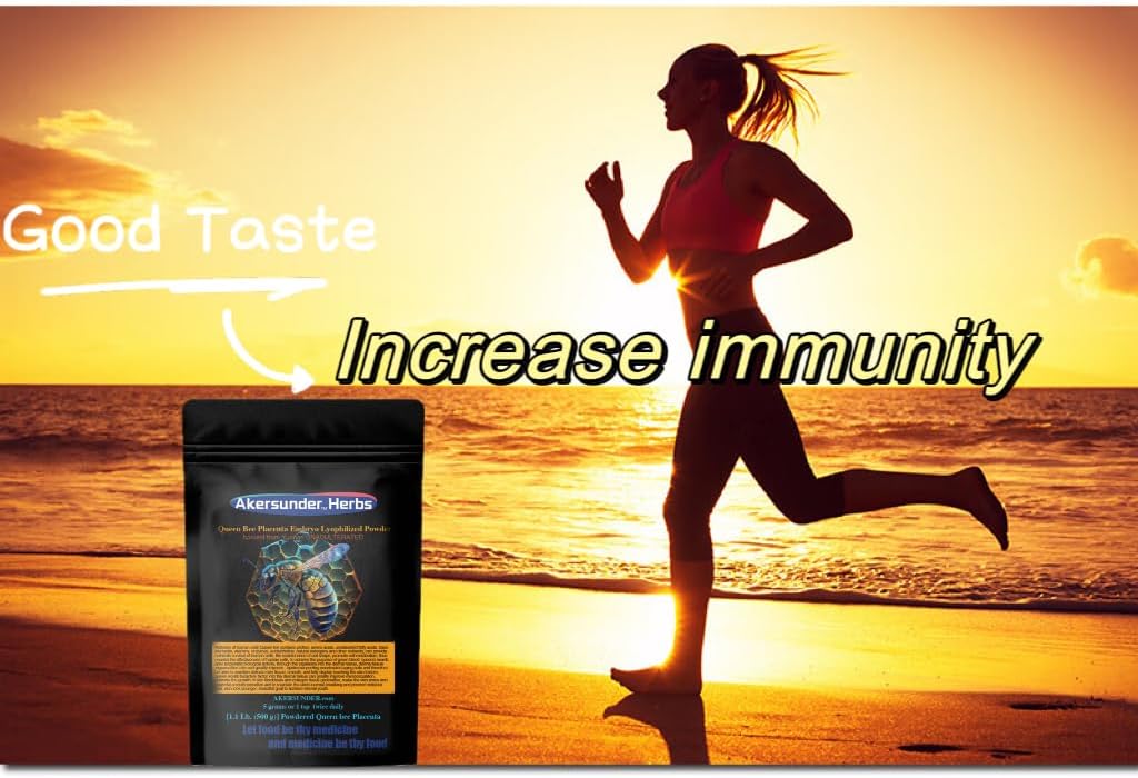 500g Raw Lyophilized Queen Bee Placenta Embryo Powder - Unadulterated Freeze-Dried Supplement