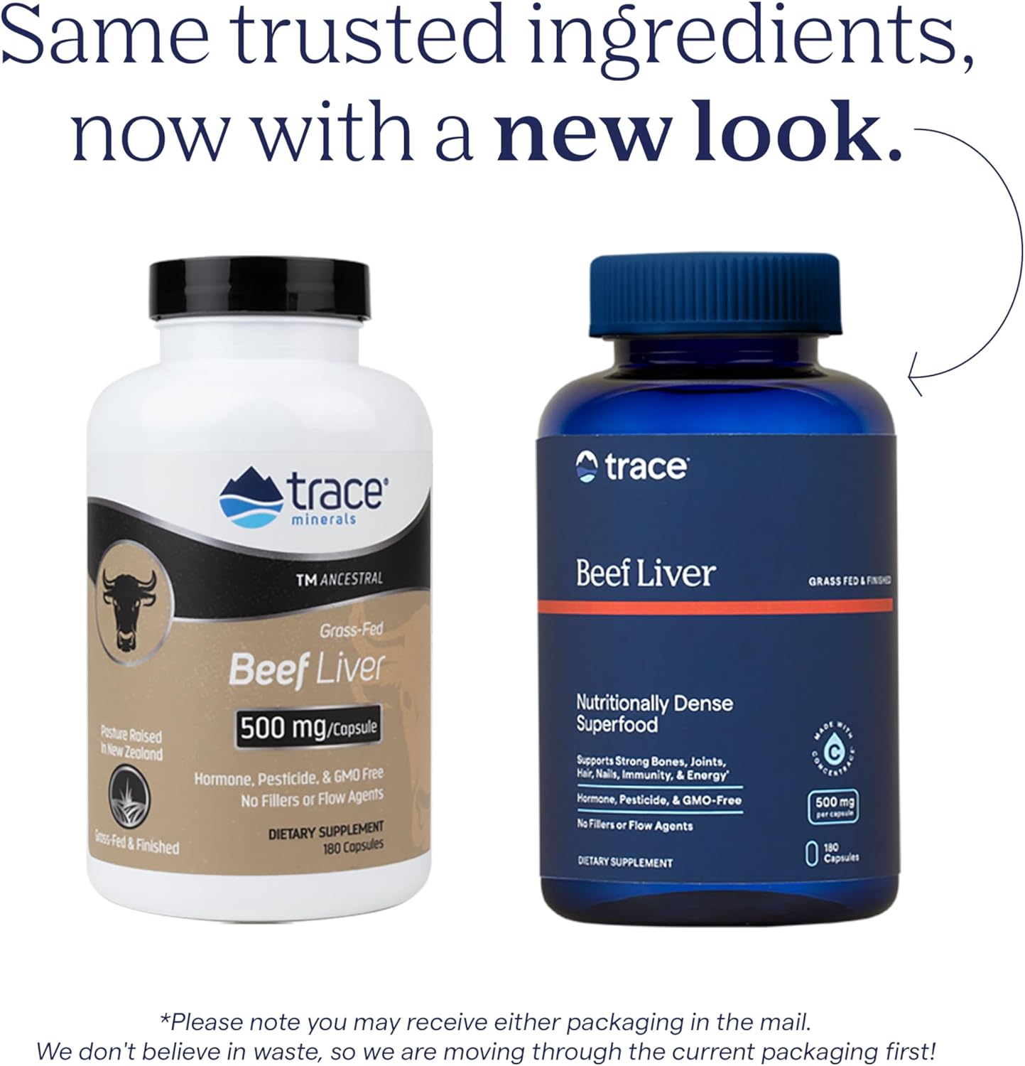 500mg Beef Liver Capsules - Supports Bone Health, Energy, Skin, and Immunity - Nutritional Supplement for Healthy Organs - 180 Capsules