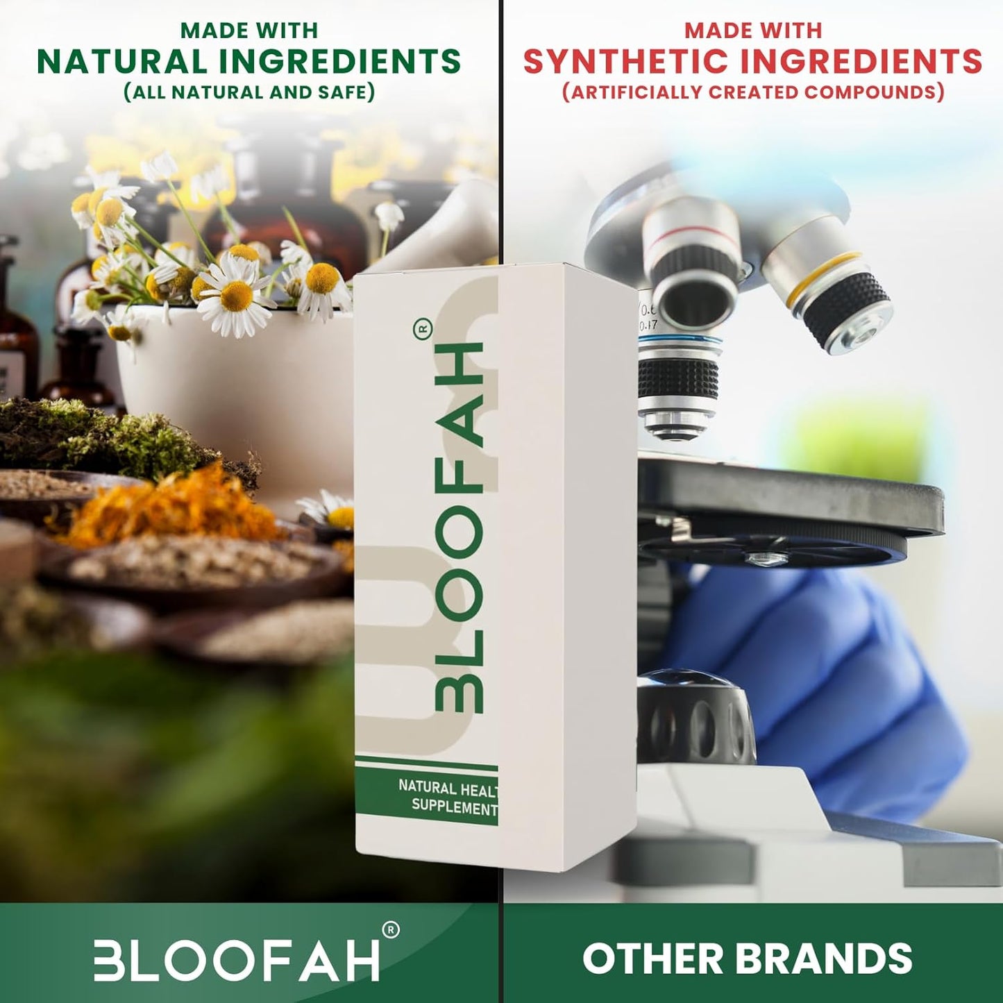 500mg Bloofah Garlic Capsules | 10:1 Concentrated Extract | Natural Garlic Supplement | Non-GMO, Gluten-Free | Easy-to-Swallow | 180 Count Pack