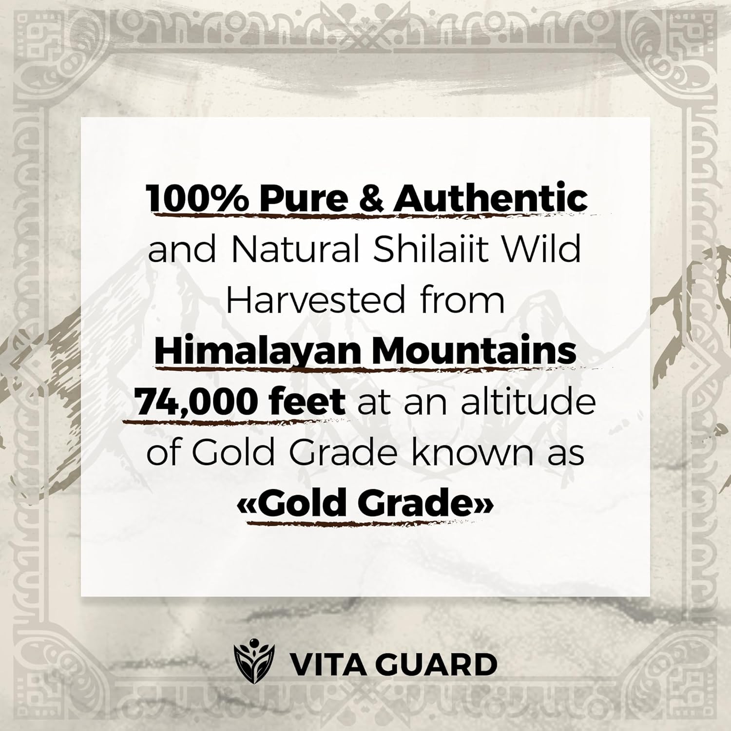 500mg High-Strength Organic Shilajit Resin with Over 85 Trace Minerals & Fulvic Acid - Boost Energy and Immune System Support - 50g