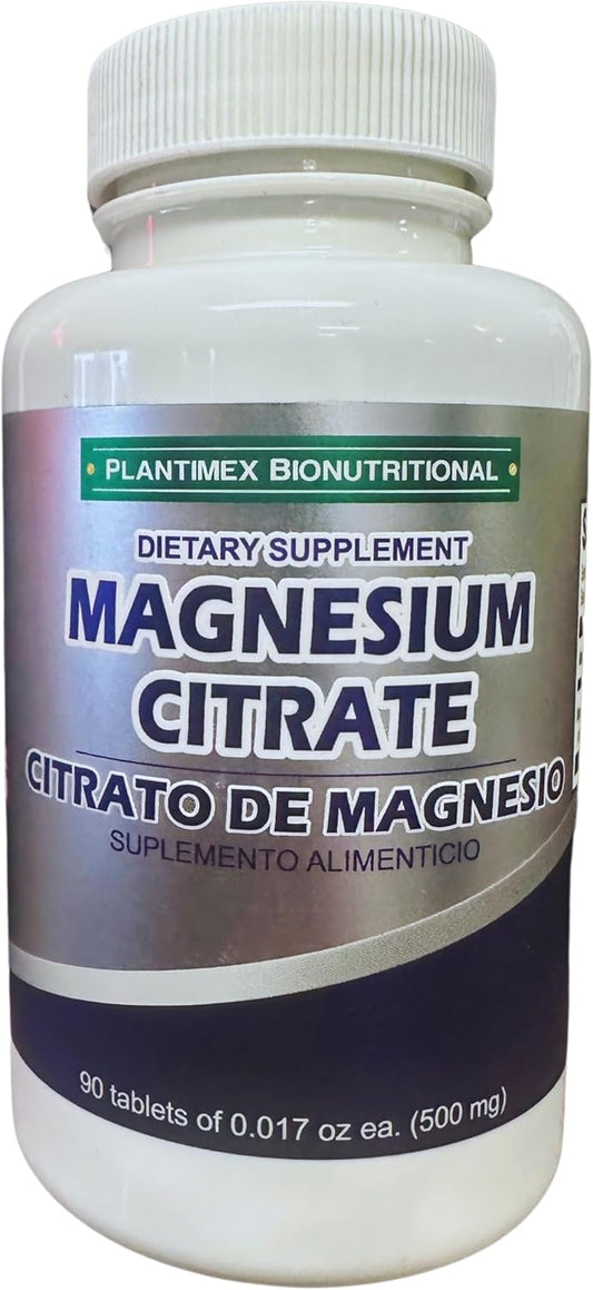 500mg Magnesium Citrate Tablets for Maximum Absorption - Supports Muscle and Joint Health - 90 Count