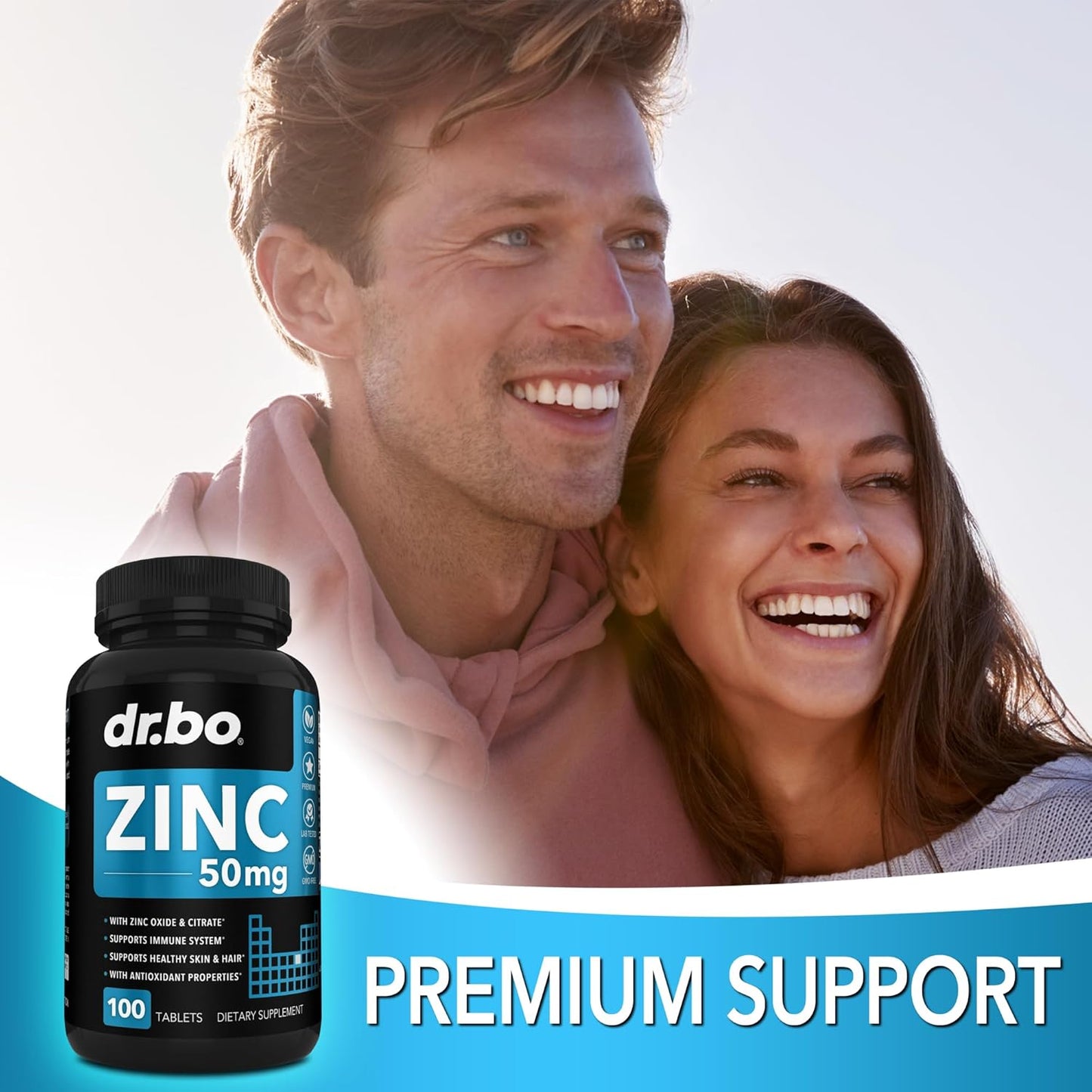 500mg Magnesium Complex Capsules for Energy and Relaxation with 50mg Zinc Supplements - Pure Zinc Oxide Citrate Tablets