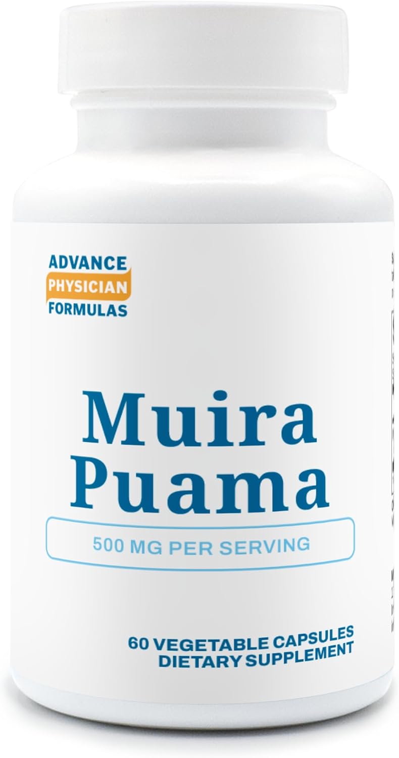 500mg Muira Puama Extract - 60 Vegetable Capsules by Advance Physician Formulas