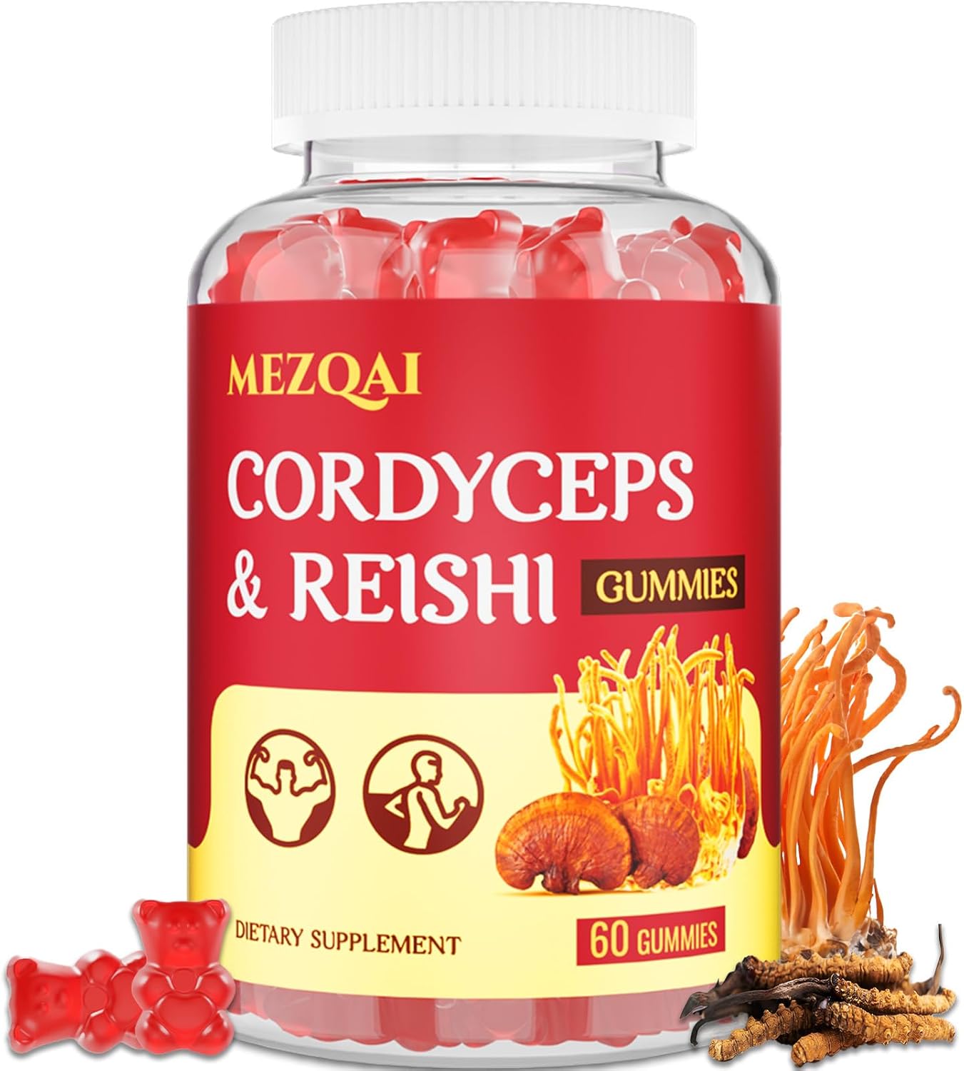 540 Mezqai Mushroom Gummies - Immune Support and Stress Relief