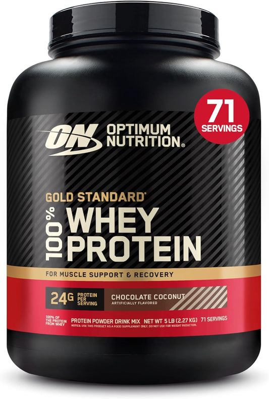 5lb Optimum Nutrition Gold Standard 100% Whey Protein Powder - Chocolate Coconut
