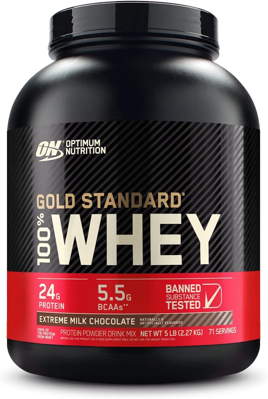 5lb Optimum Nutrition Gold Standard Micellar Casein & Whey Protein Powder - Extreme Milk Chocolate
