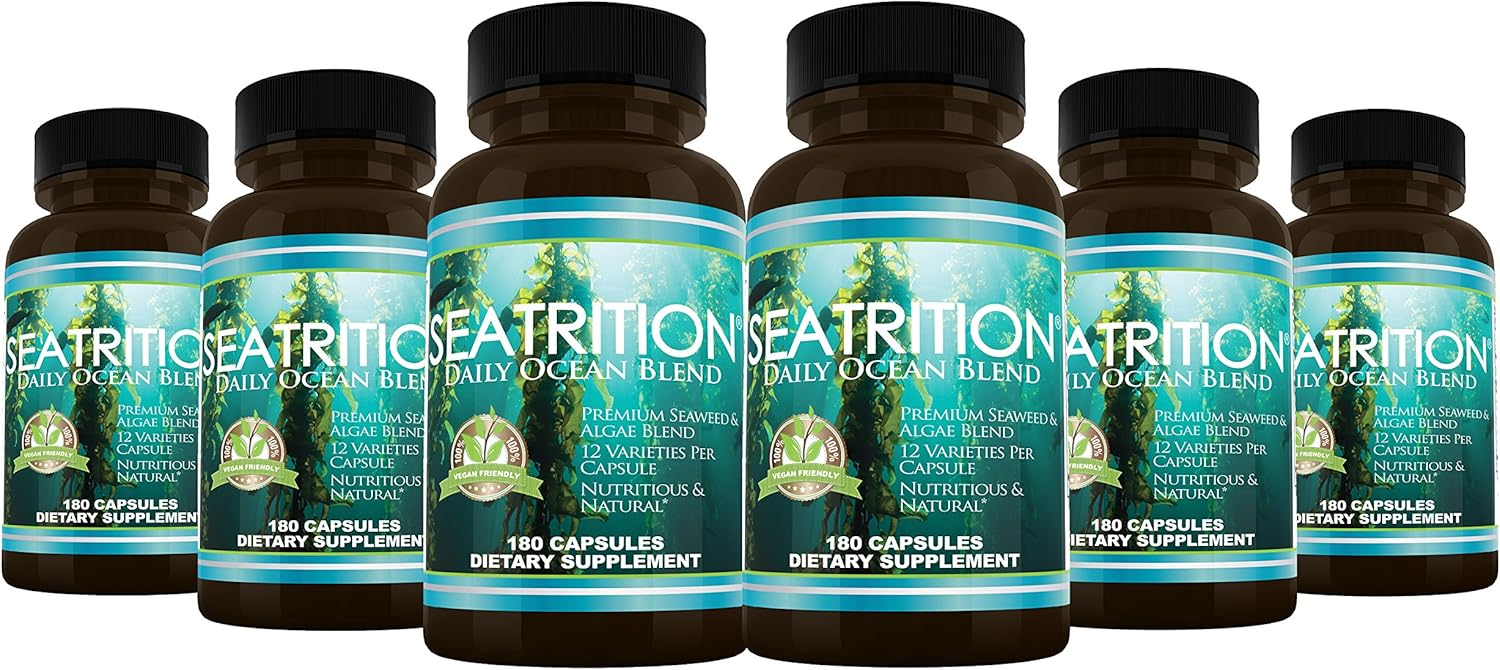 6 Bottles of Daily Health Seatrition with 1080 Capsules for Enhanced Wellness
