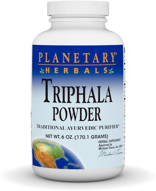 6 Ounce Planetary Herbals Triphala Internal Cleanser Powder for Natural Detoxification
