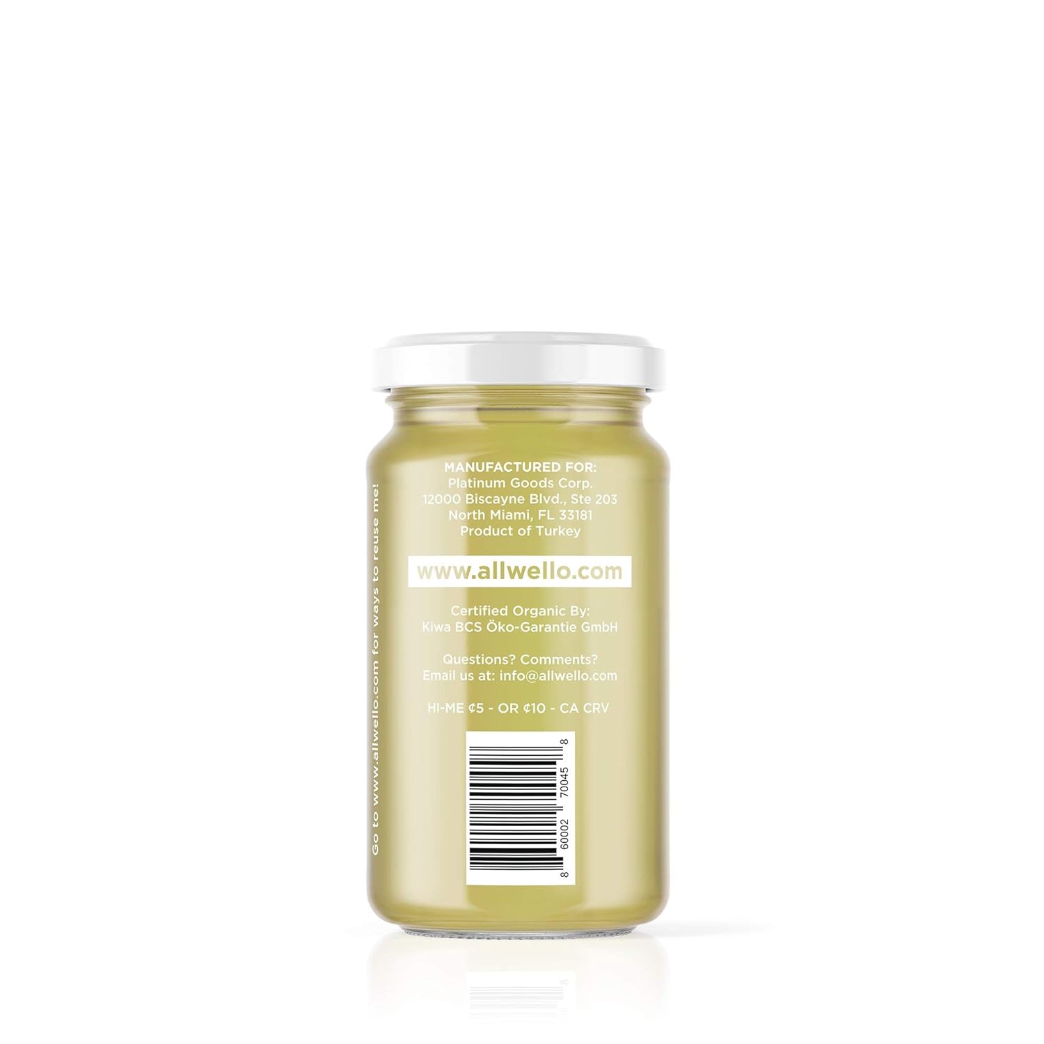 6 Pack AllWellO Cold-Pressed Ginger Shot, 60 mL USDA Organic Booster - Natural Ingredients