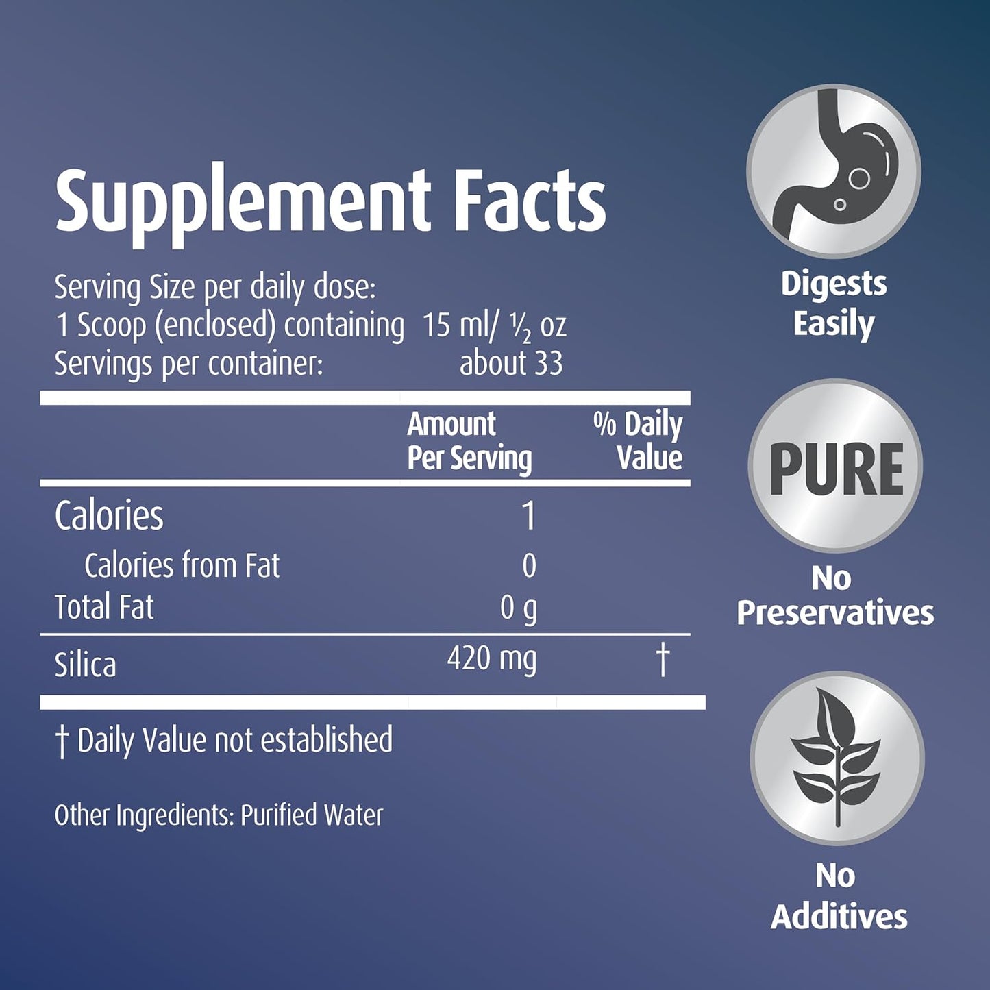 6 Pack Hubner Original Silicea Gel 17 fl oz / 500 ml - Pure Colloidal Silica Gel for Hair, Skin, Nails, and Connective Tissue - No Additives