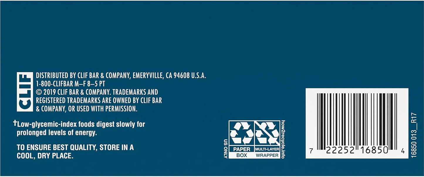 6 Pack of CLIF Builders Chocolate Peanut Butter Plant Based Protein Bars - Gluten Free, Non-GMO, Low Glycemic - 20g Protein - 2.4 oz Bars