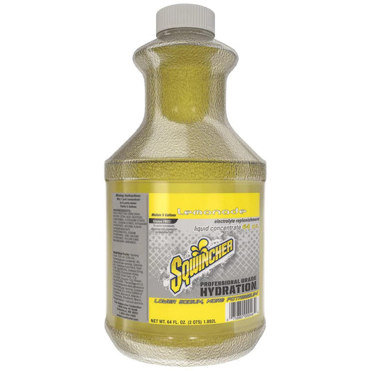 6-Pack Sqwincher Liquid Concentrate Lemonade Drink Mix, 64 fl oz