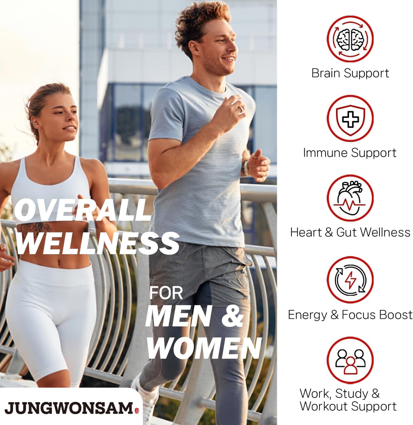 6-Year Korean Red Ginseng Extract 365 Sticks | Vegan | 7mg Ginsenosides | Energy Focus Immune Support | 100-Day Supply