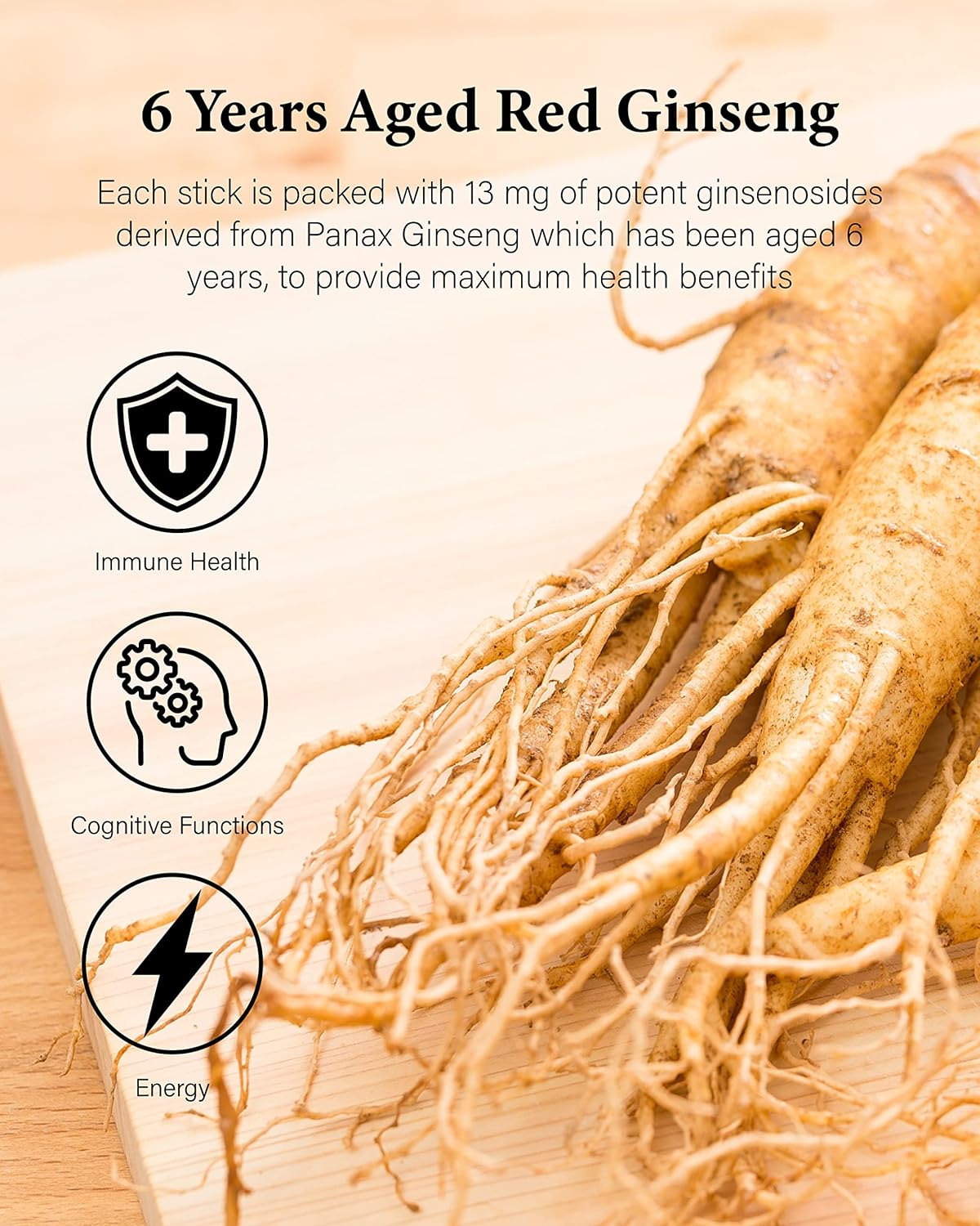 6-Year Red Ginseng Concentrate Stick for Immunity - FromBIO's Potent Formula