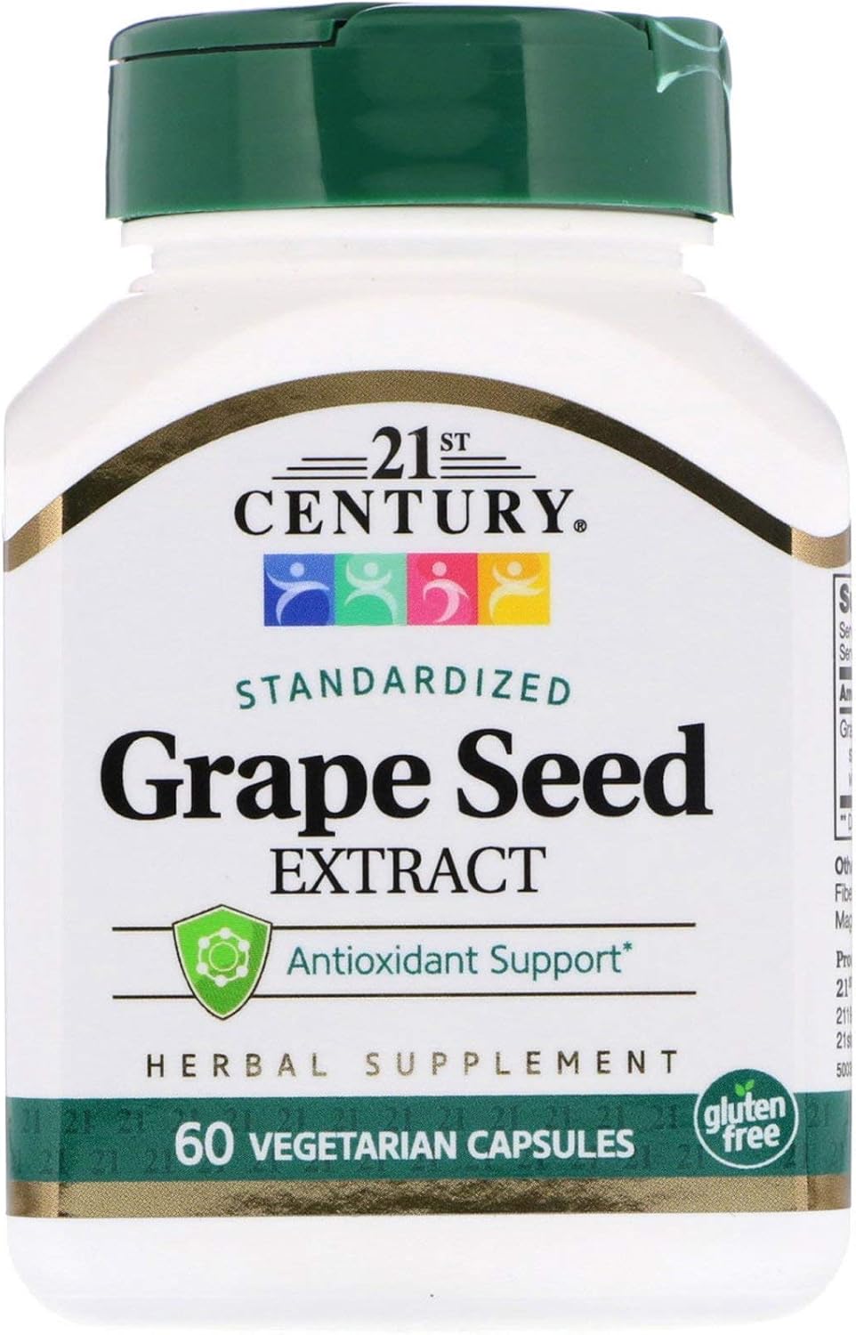 60 Capsules of 21st Century Grape Seed Extract for Antioxidant Support